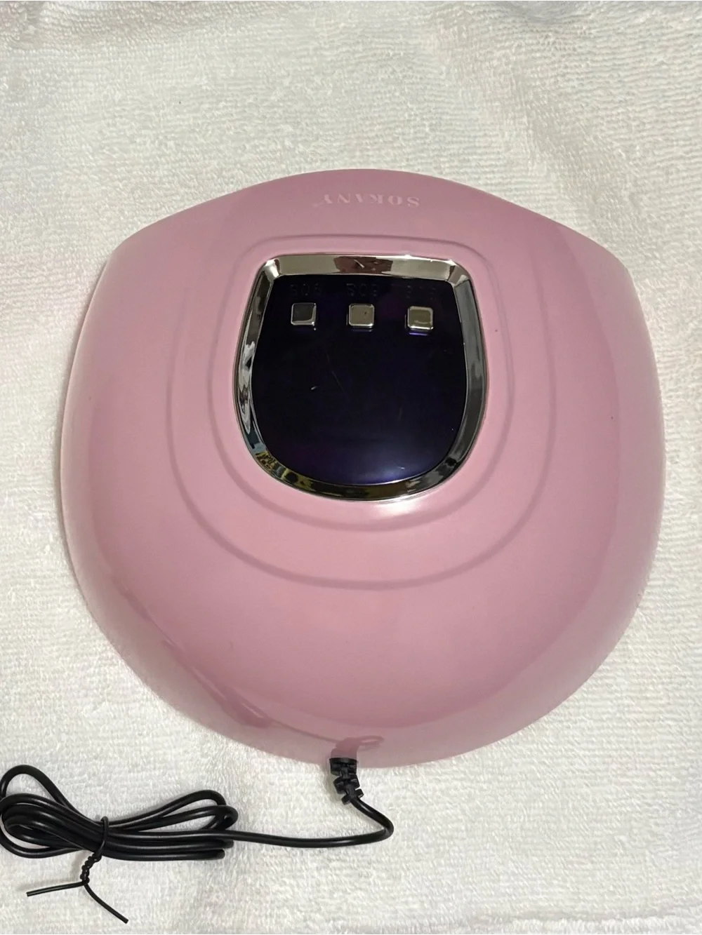 🩷NWT Pink LED Nail Dryer with Digital Timer